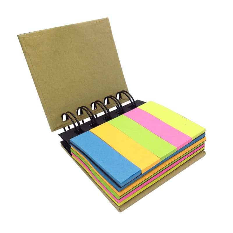 Kraft Paper Sticky Note Spiral Notebook thumbnail 2