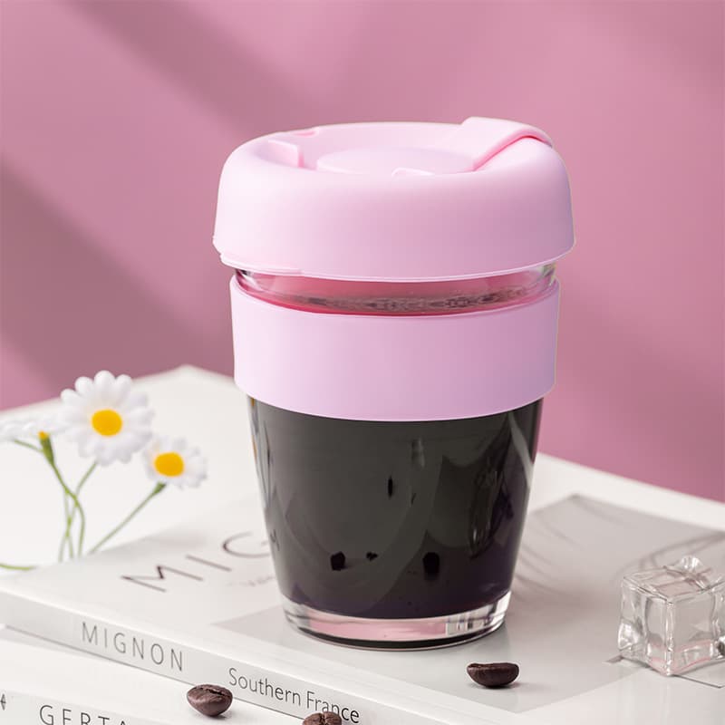 12oz Coffee Toughened Glass Cup thumbnail 5