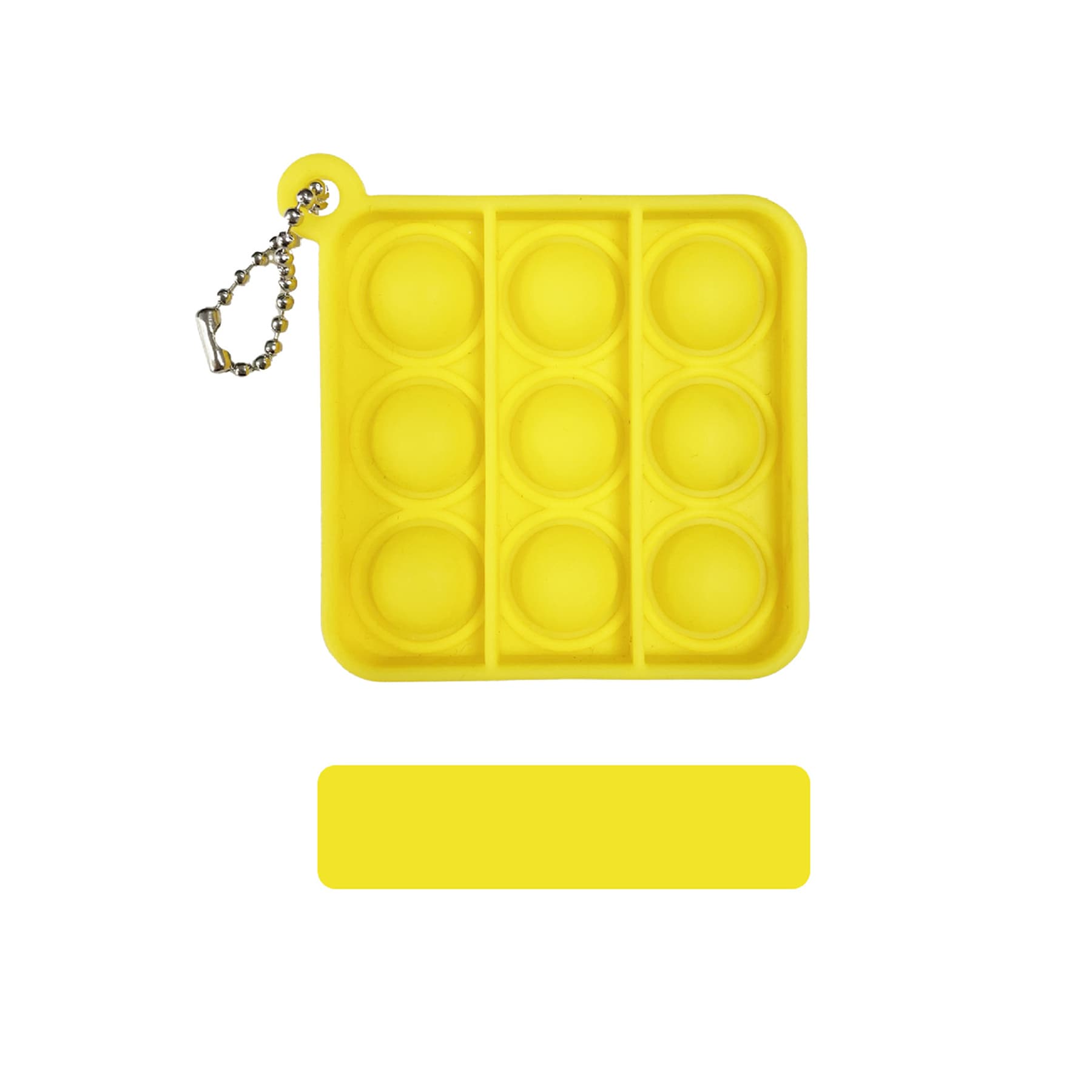 2.5"x2.5" Mini Square Fidget Pop It Keychain thumbnail 3