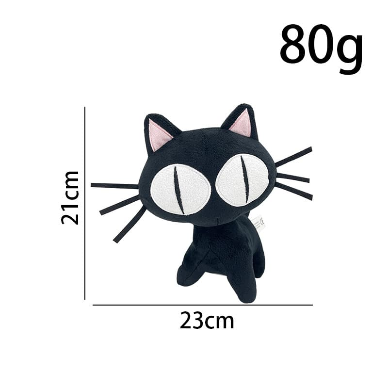 Cotton Black cat plush doll thumbnail 7