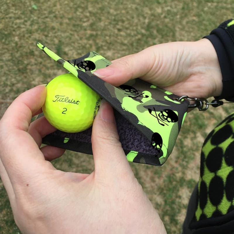 Golf Ball Cleaner/Washer Towel With Keychain thumbnail 6