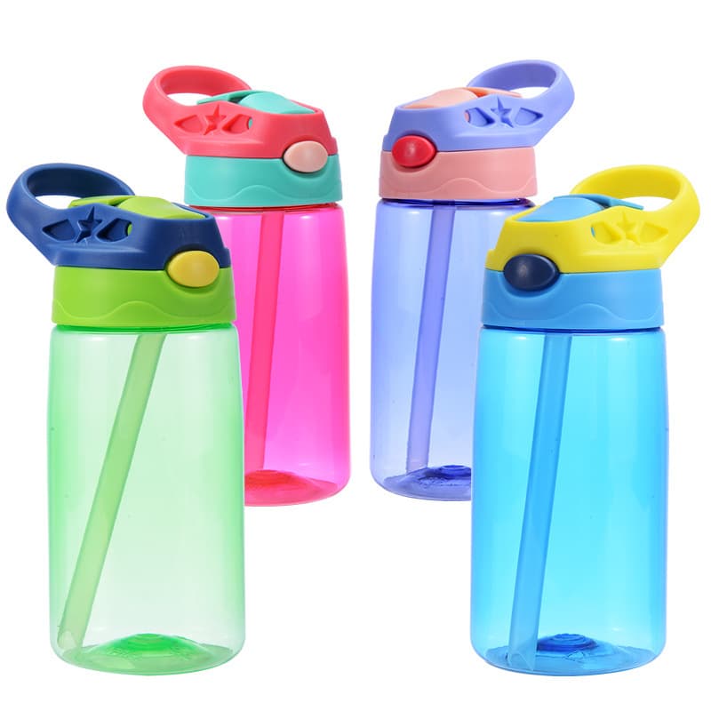 Children's Sports Bottle with Straw Lid thumbnail 2