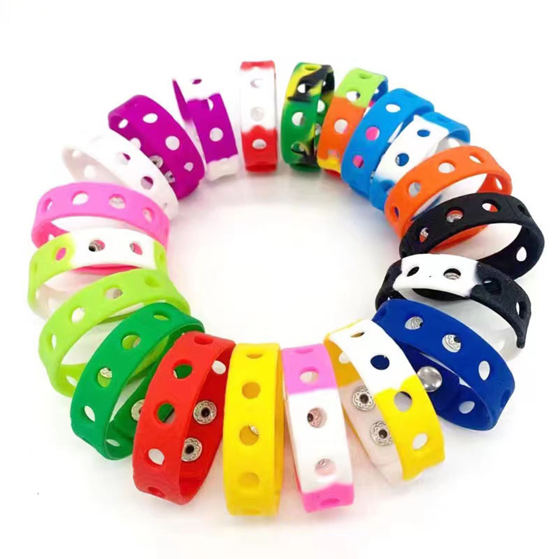 Silicone Wristbands Adjustable Kids Bracelets thumbnail 13