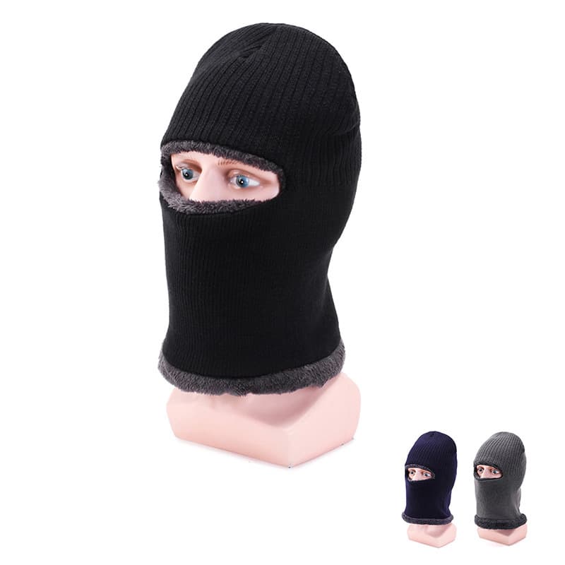 Warm Insulation One-Piece Knitted Hat thumbnail 7