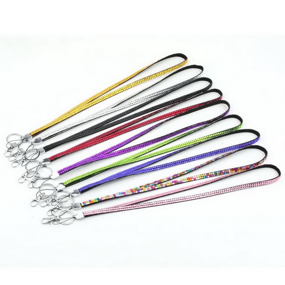 Rhinestone diamond with phone lanyard thumbnail 6