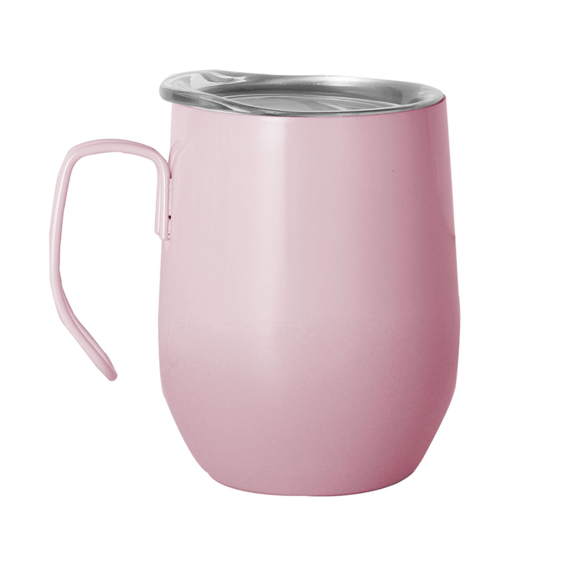 12 oz Stainless Steel Vacuum Insulated Wine Tumbler Handle thumbnail 7