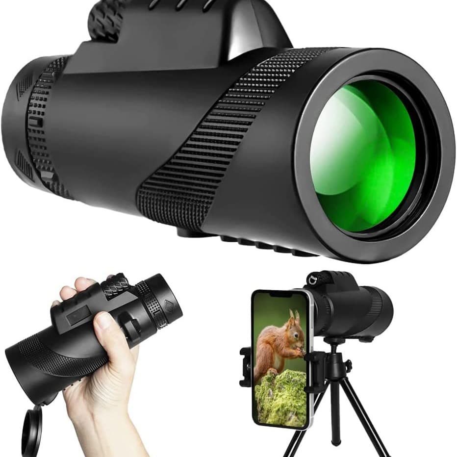40X60 Monocular Telescope With Smartphone Holder And Tripod thumbnail 4