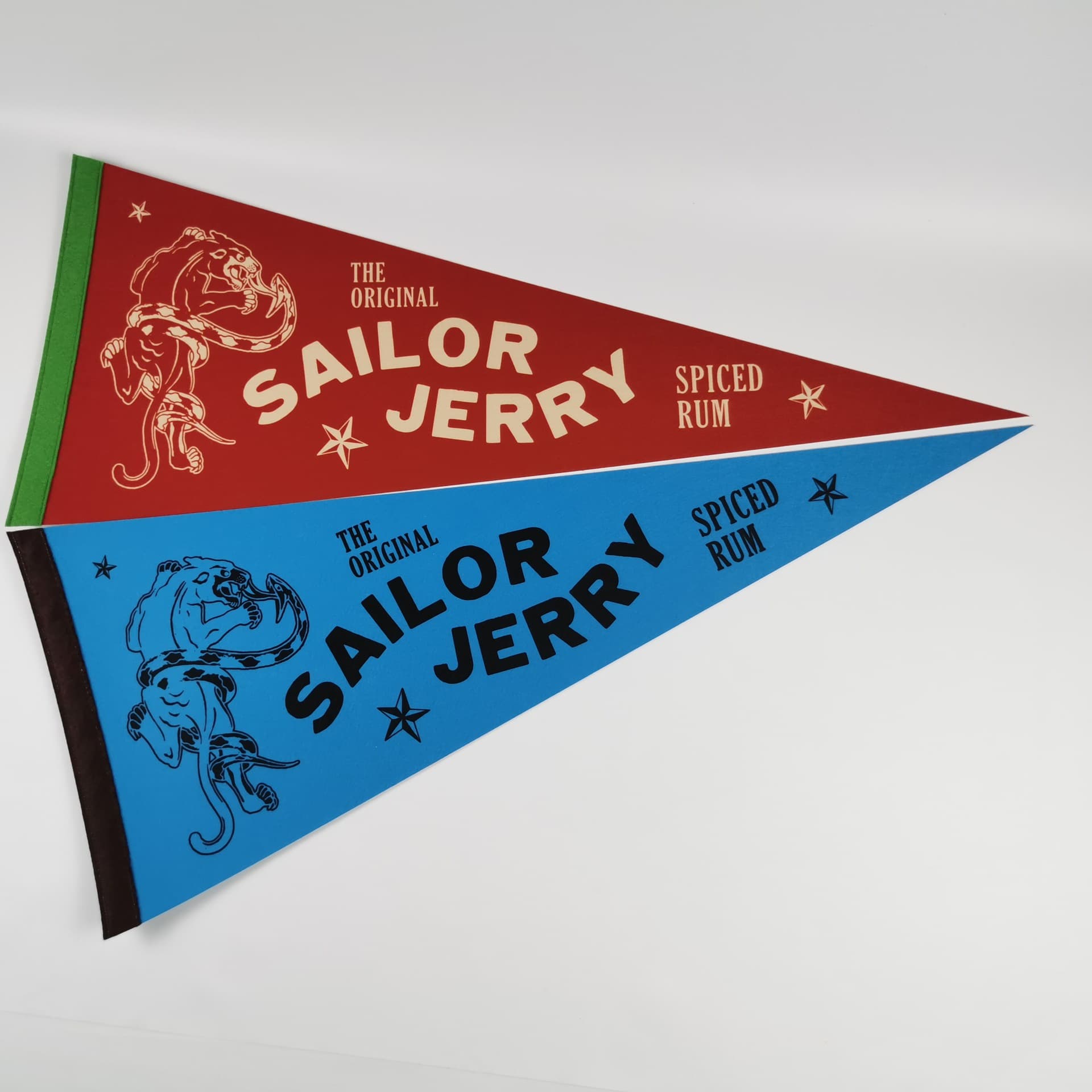 12" x 30" Mini Felt Pennant w/ Sewn Strip thumbnail 5