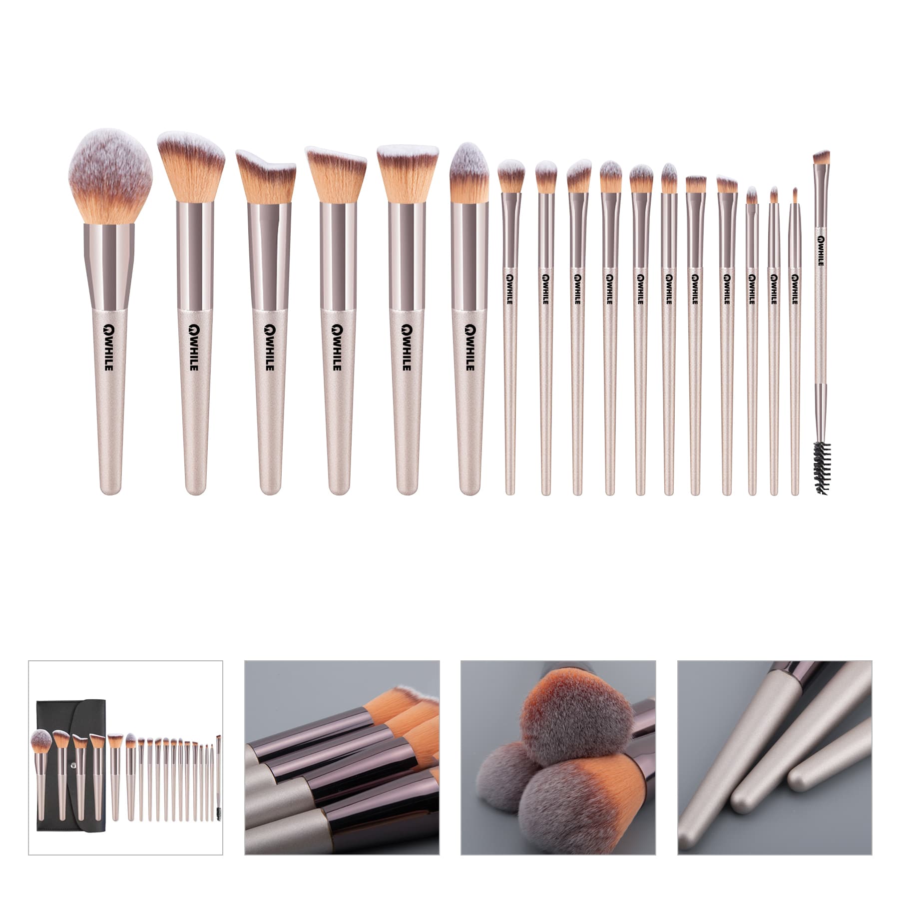 18 Pcs Makeup Brushes Set