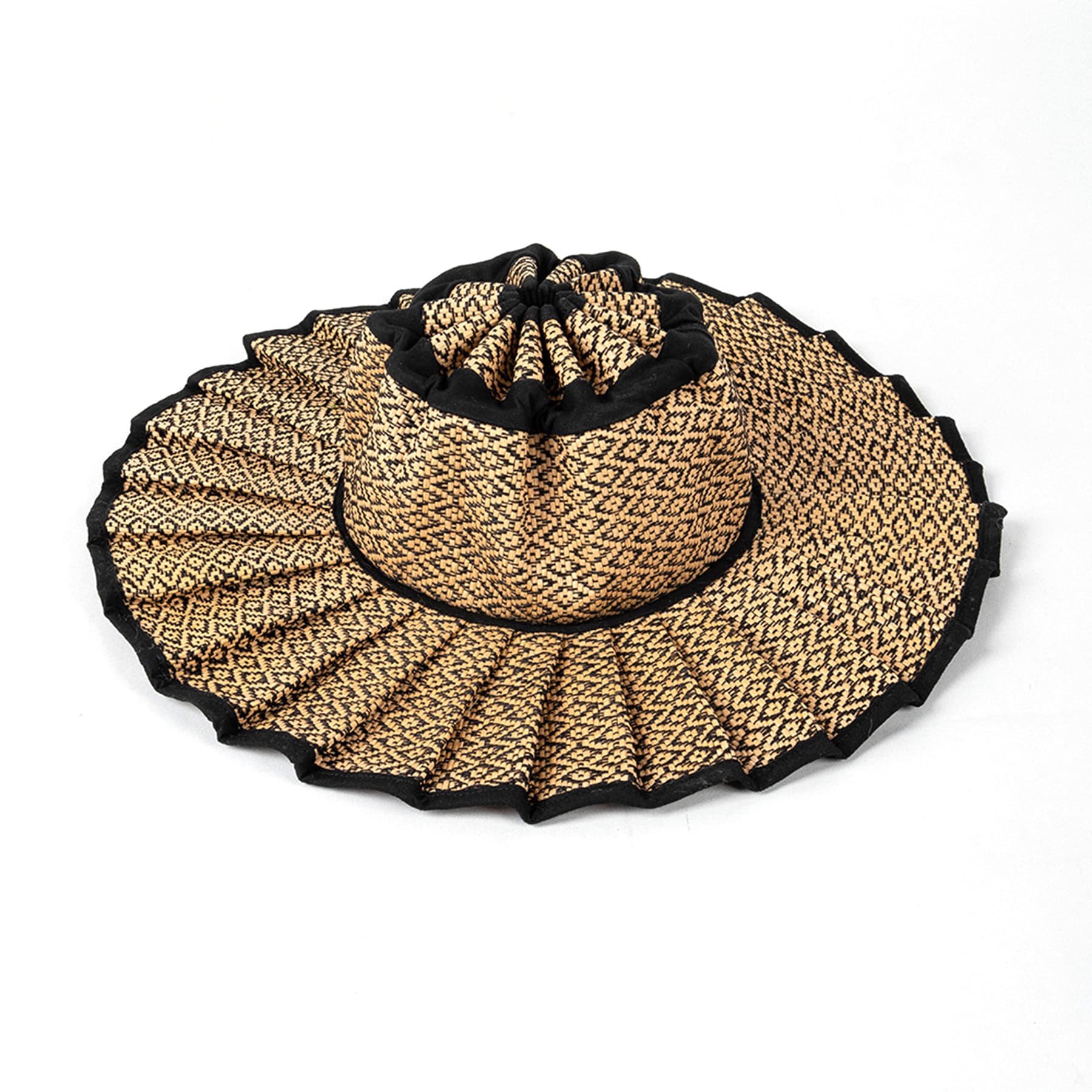 New Pleated Staw Hat thumbnail 11