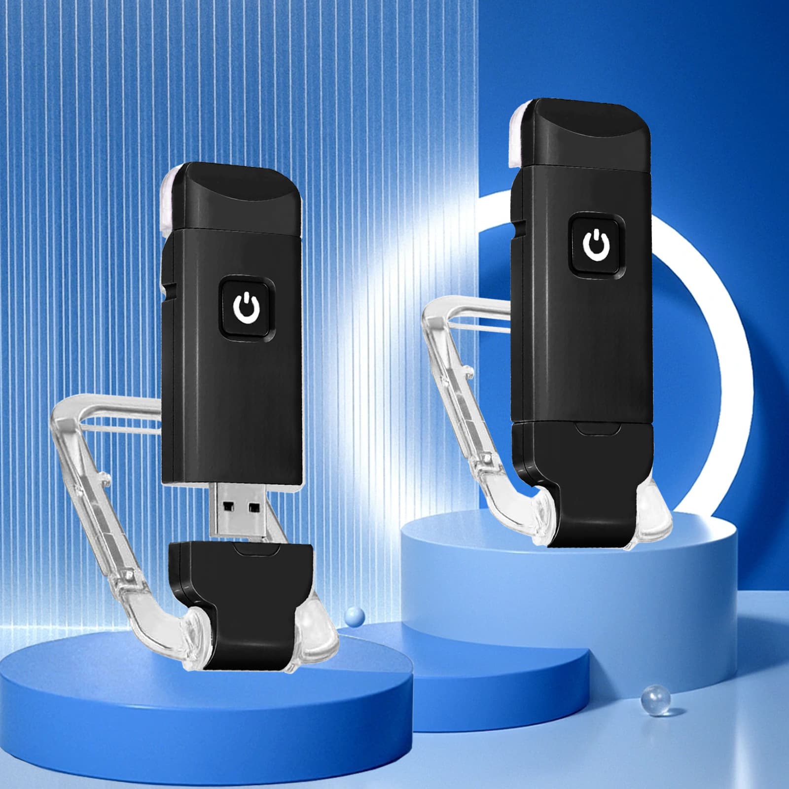 USB charging portable mini clip small desk lamp