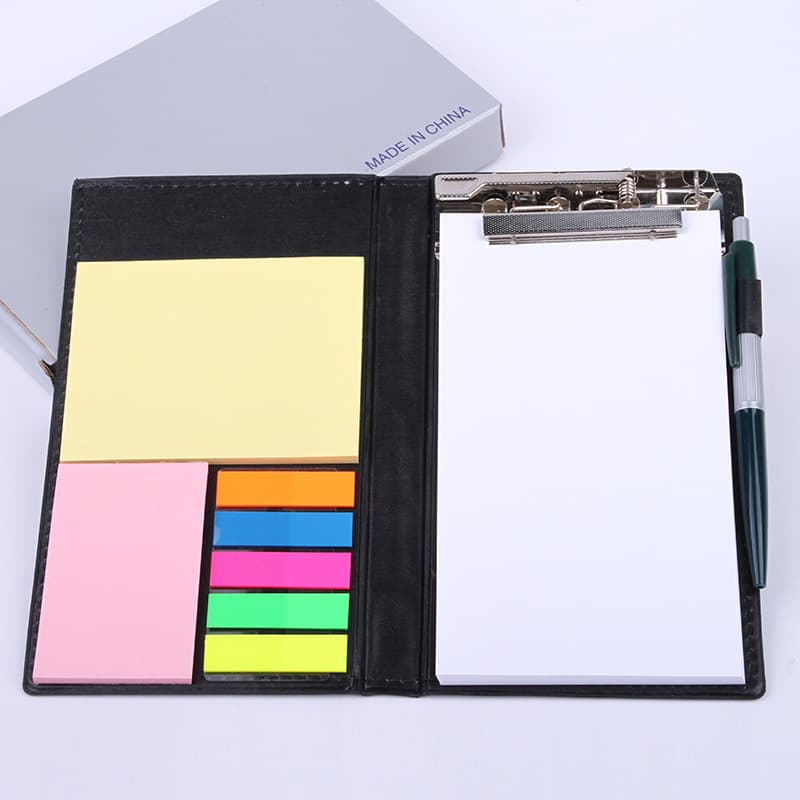 Pen &Tear-Off Creative Sticky Notes PU Leather Cover thumbnail 2