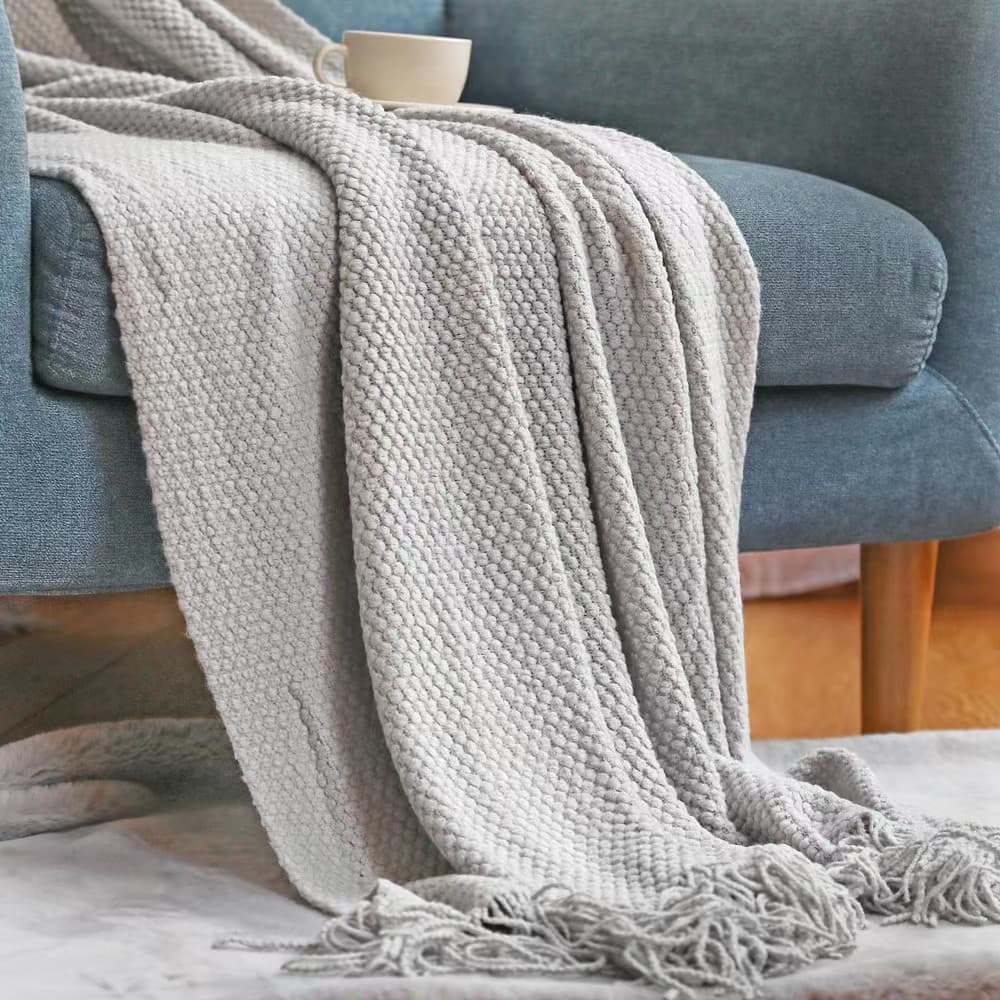 Soft Knit Woven Blanket thumbnail 2