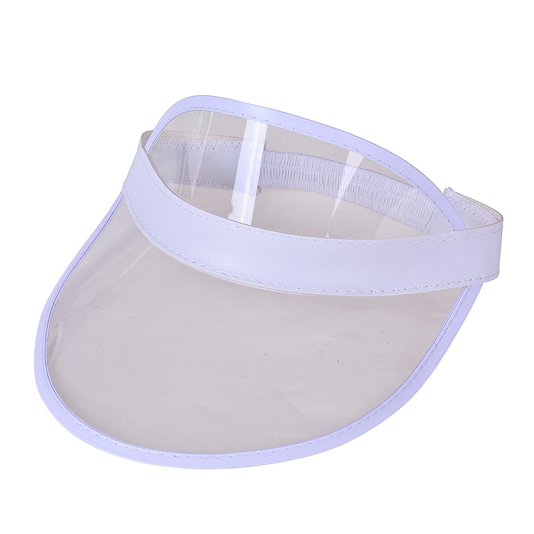 Rainbow Pvc Transparent Sun Visor Hat thumbnail 8
