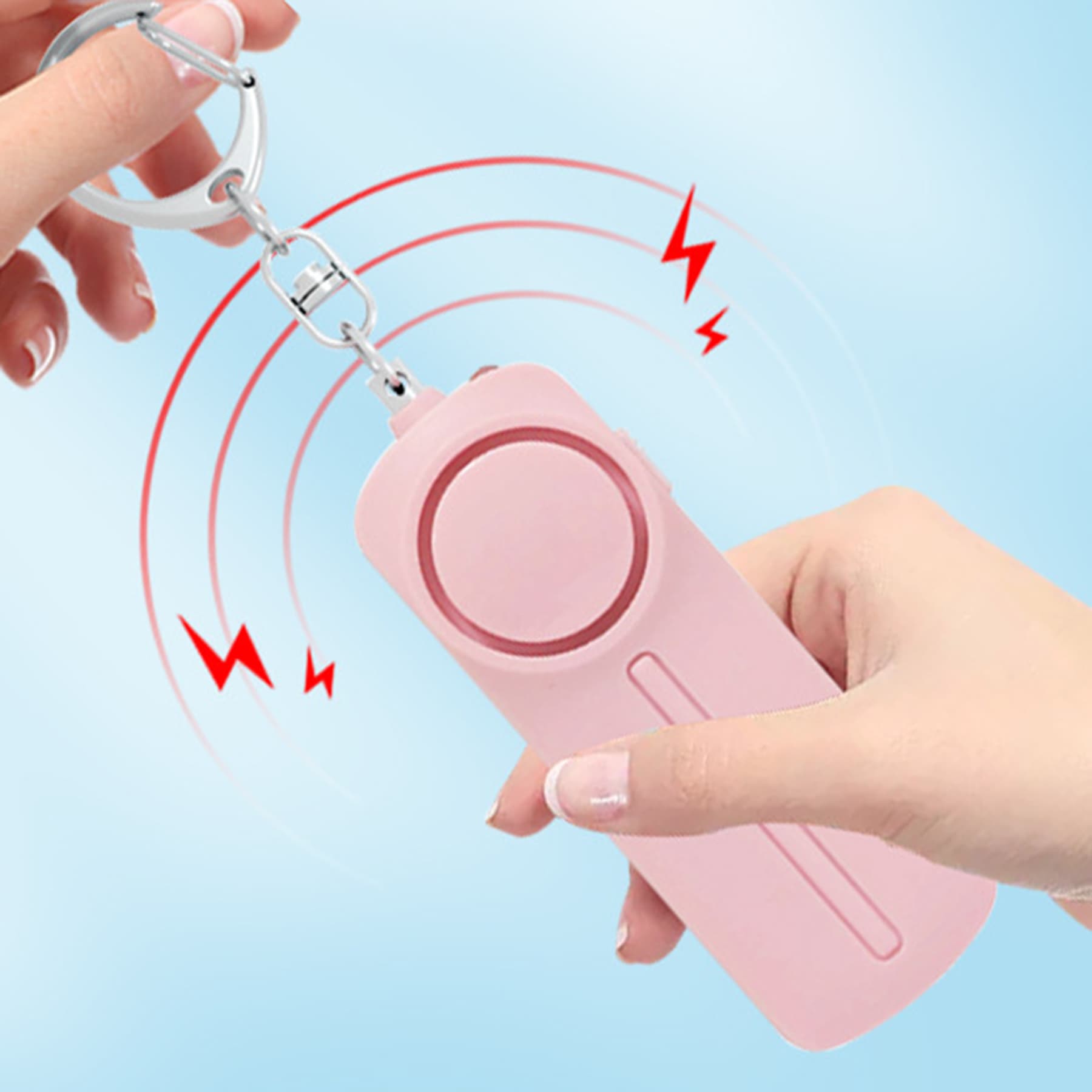 Self Defense Personal Alarm Keychain With Led Light thumbnail 12