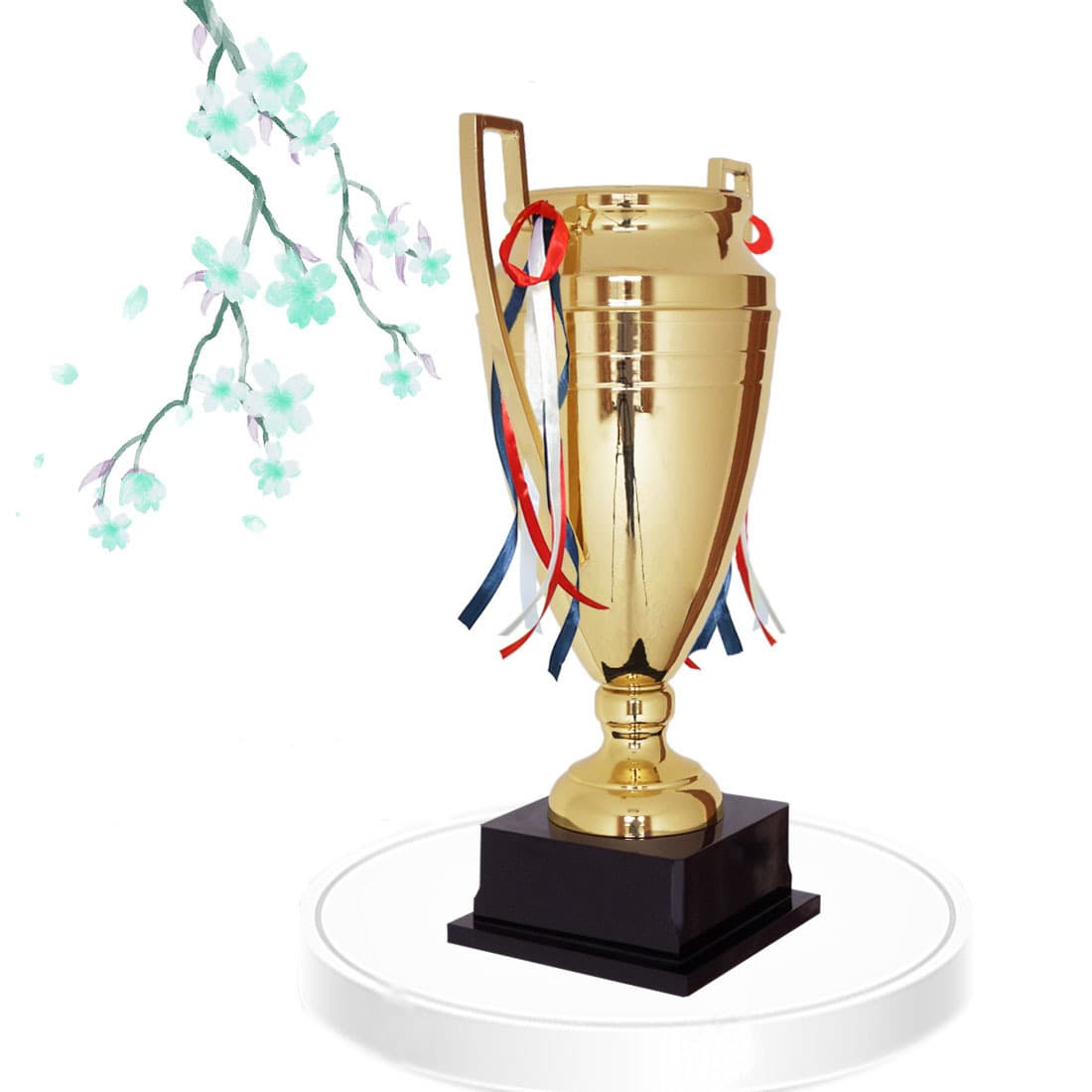 Gold Cast Metal Trophy Cup thumbnail 4