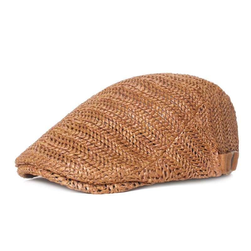 Men Flat Cap Breathable Summer Newsboy Hat thumbnail 3