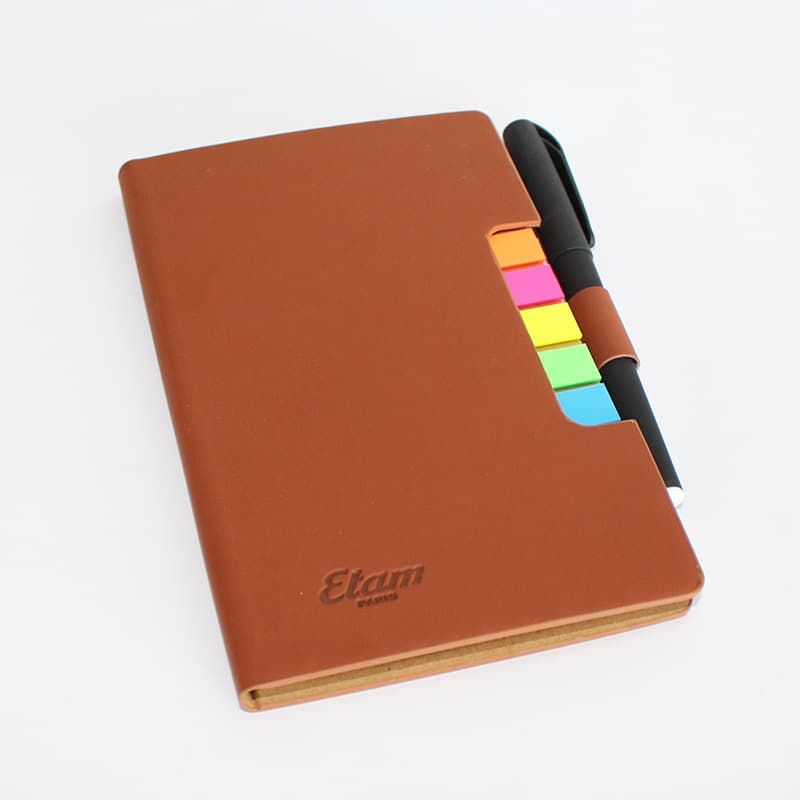 Spiral Notebook Business Notepad with Sticky Notes thumbnail 3