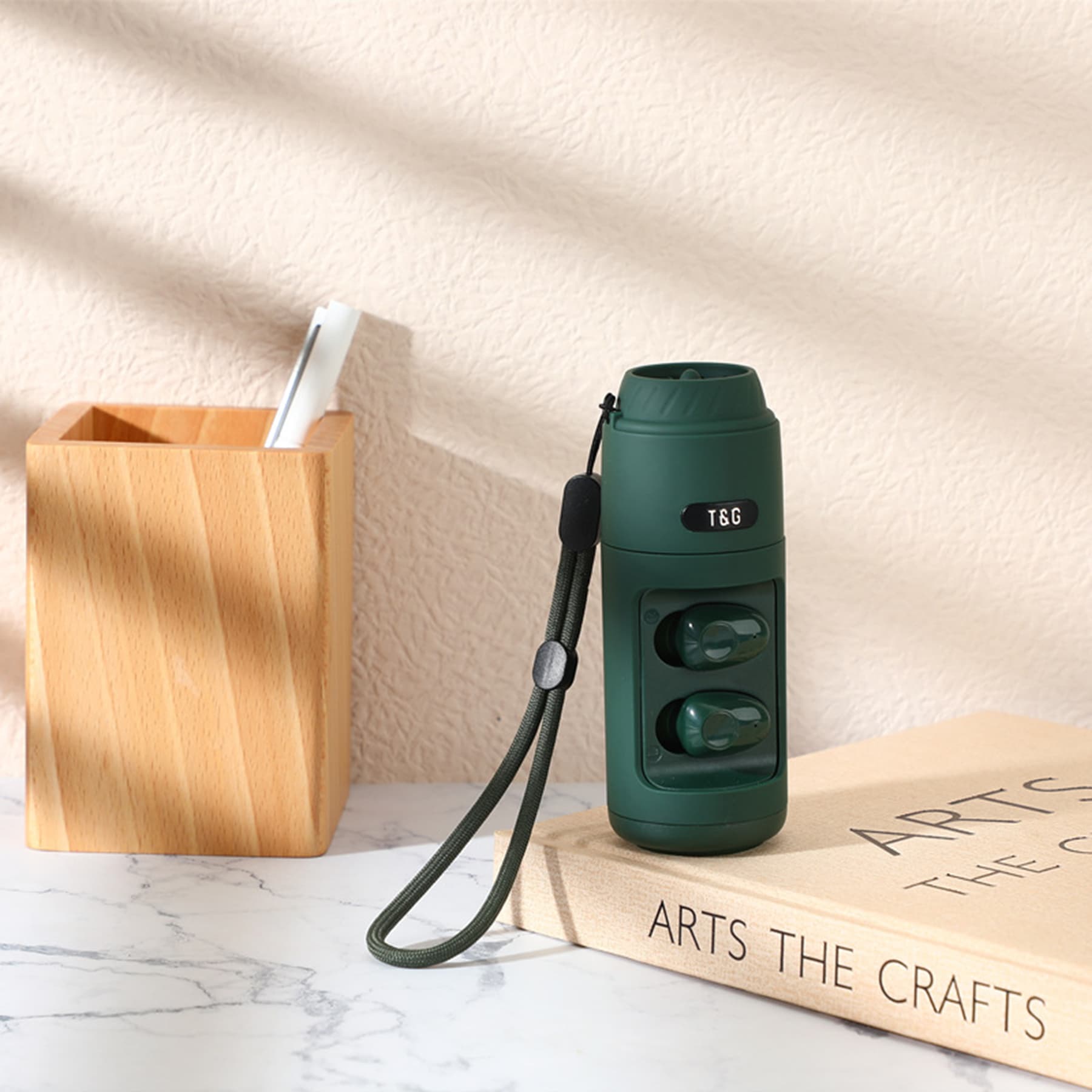 3 In 1 Wireless Ear Buds Bluetooth Speaker thumbnail 2