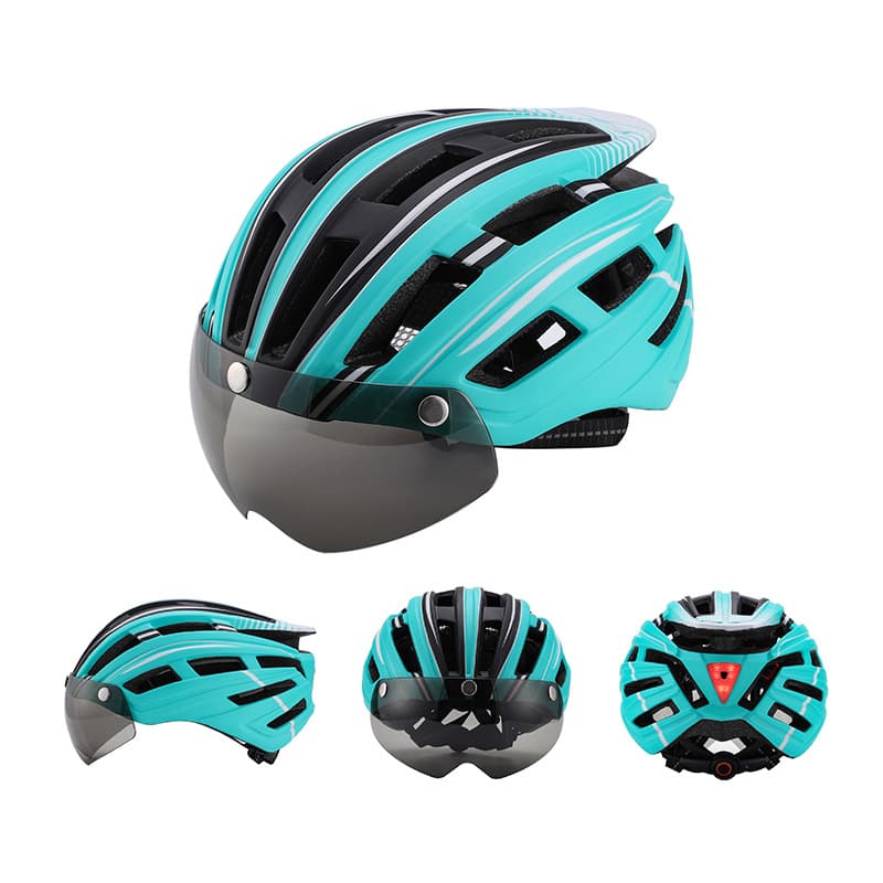 Adjustable Bicycle Helmet With Rear Light thumbnail 7
