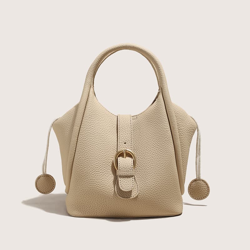 Genuine Leather Simple geometric shoulder cross-body bag thumbnail 5