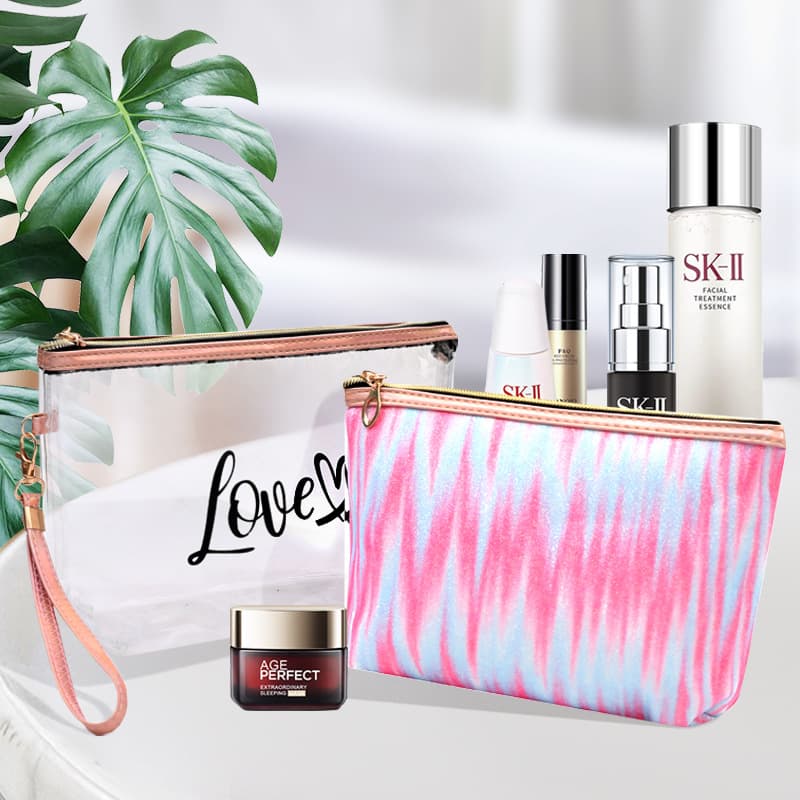 Pvc Travel Cosmetic 2 In 1 Bag thumbnail 5