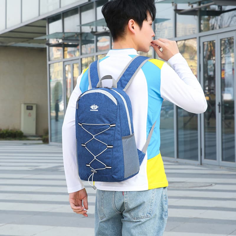 Outdoor Foldable Camping Hiking Daypack Travel Backpack thumbnail 2