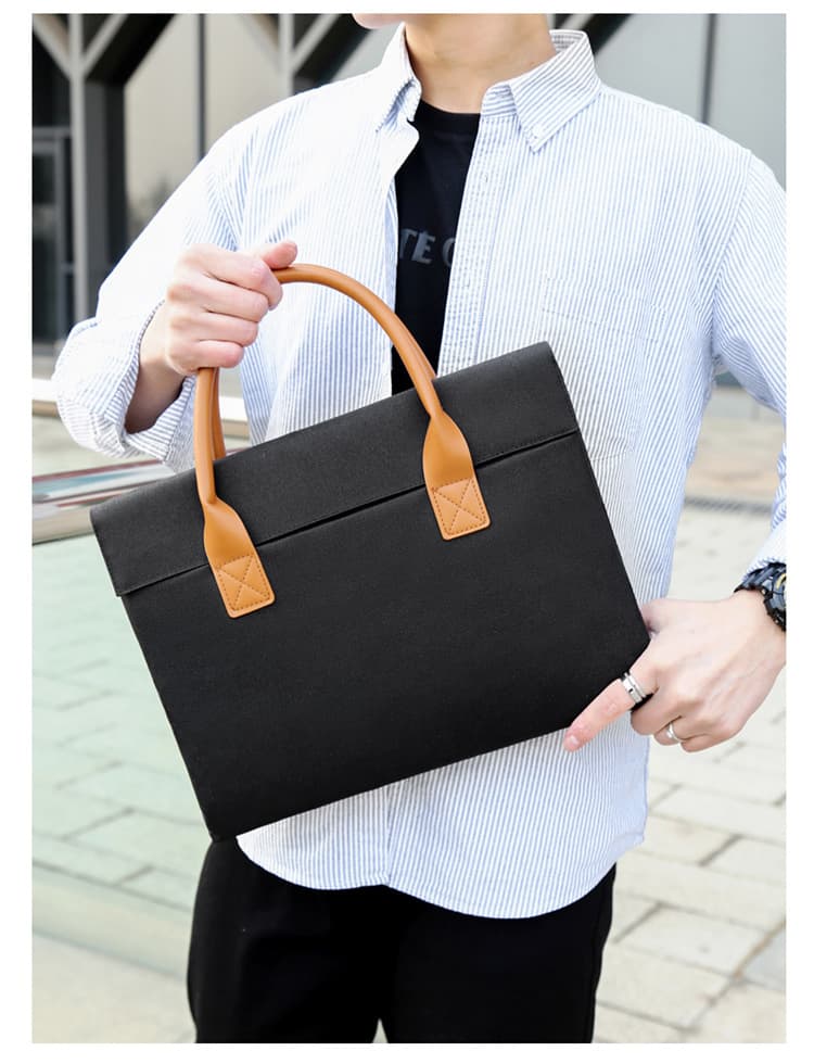 Protective Multifunctional Briefcase Bag w/Magnetic Closure