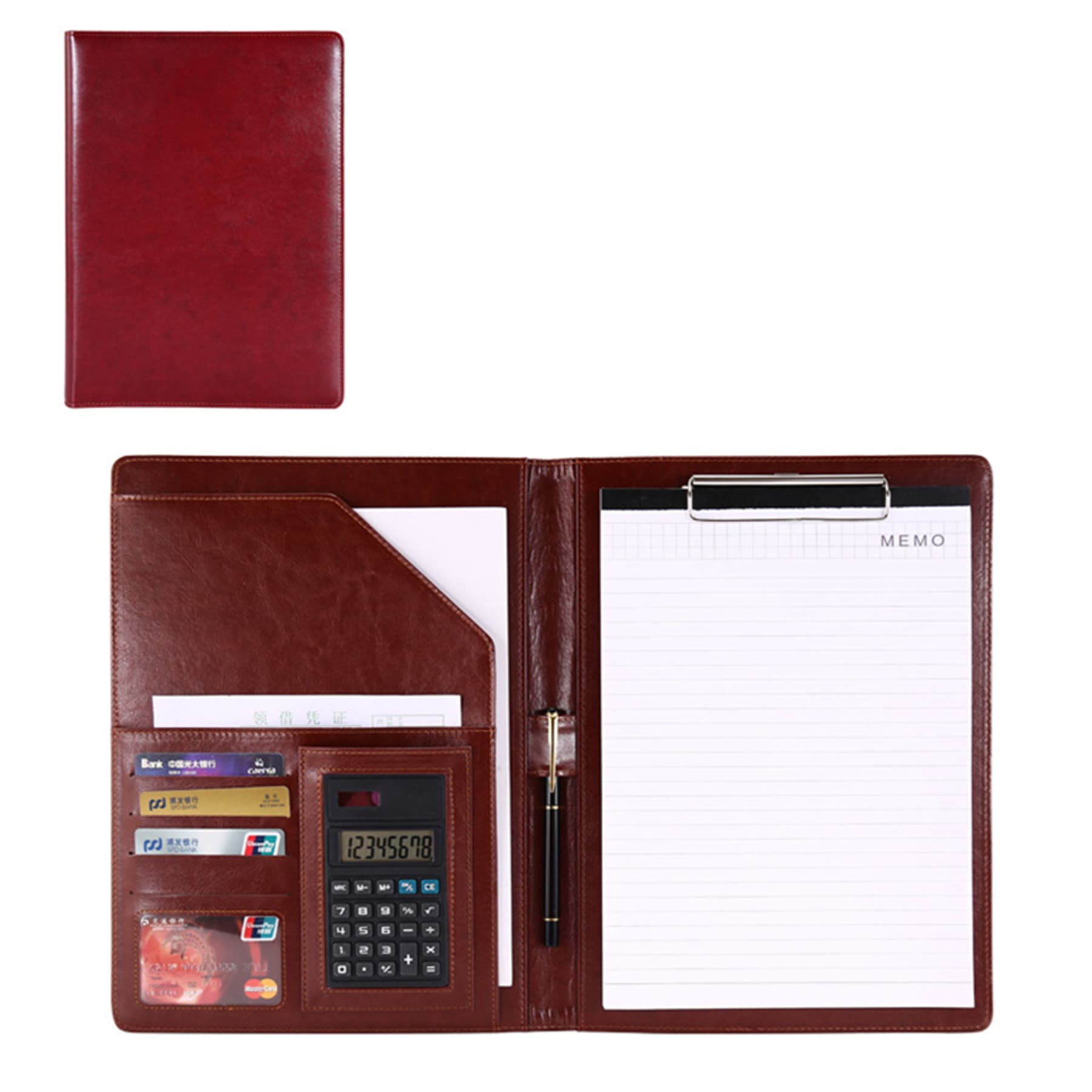 PU Business Portfolio A4 Size Clipboard thumbnail 6