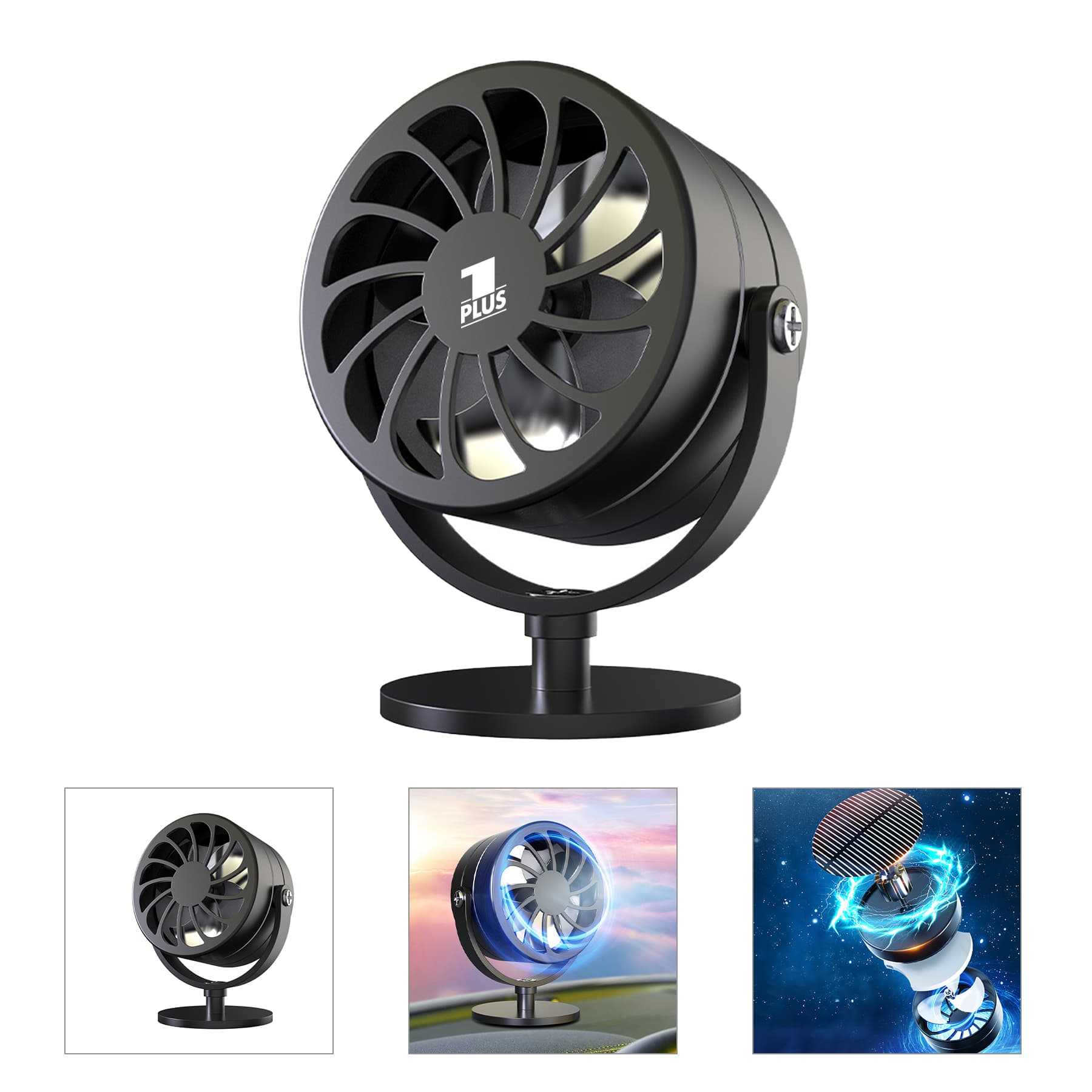 Solar Energy Rotating Car Aromatherapy Diffuser