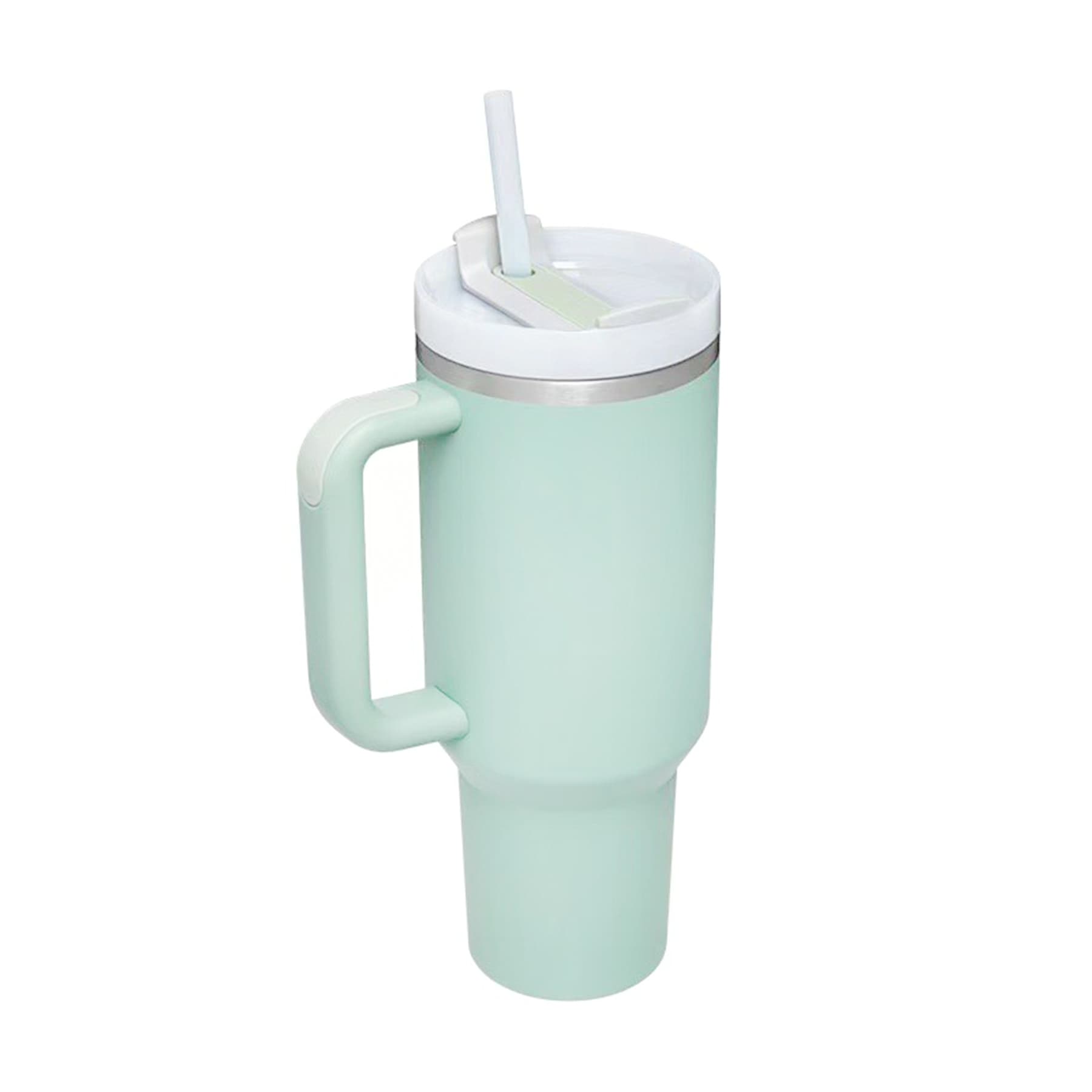 40oz Insulated Stainless Tumbler with Silicone Handle thumbnail 11