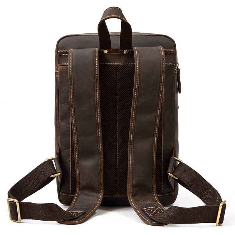 Business Work Genuine Leather Backpack thumbnail 2