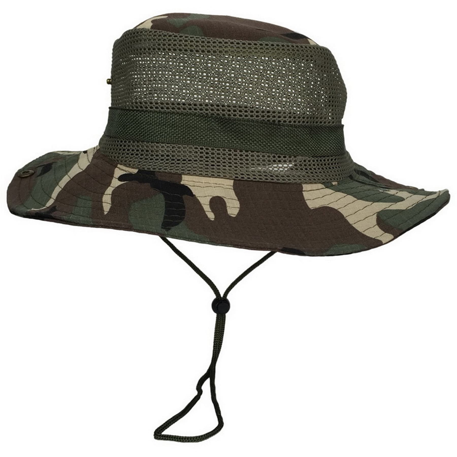 Wide Brim Mesh Sun Bucket Hat  thumbnail 16