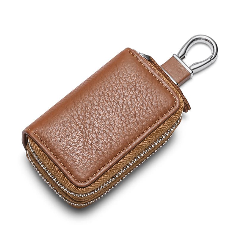 Genuine Leather Car Key Chain Keychain Holder thumbnail 2