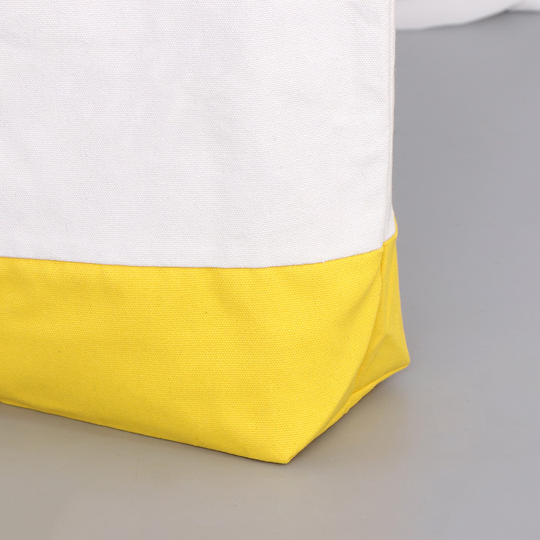 Custom Two-Tone Canvas Tote Bag thumbnail 12