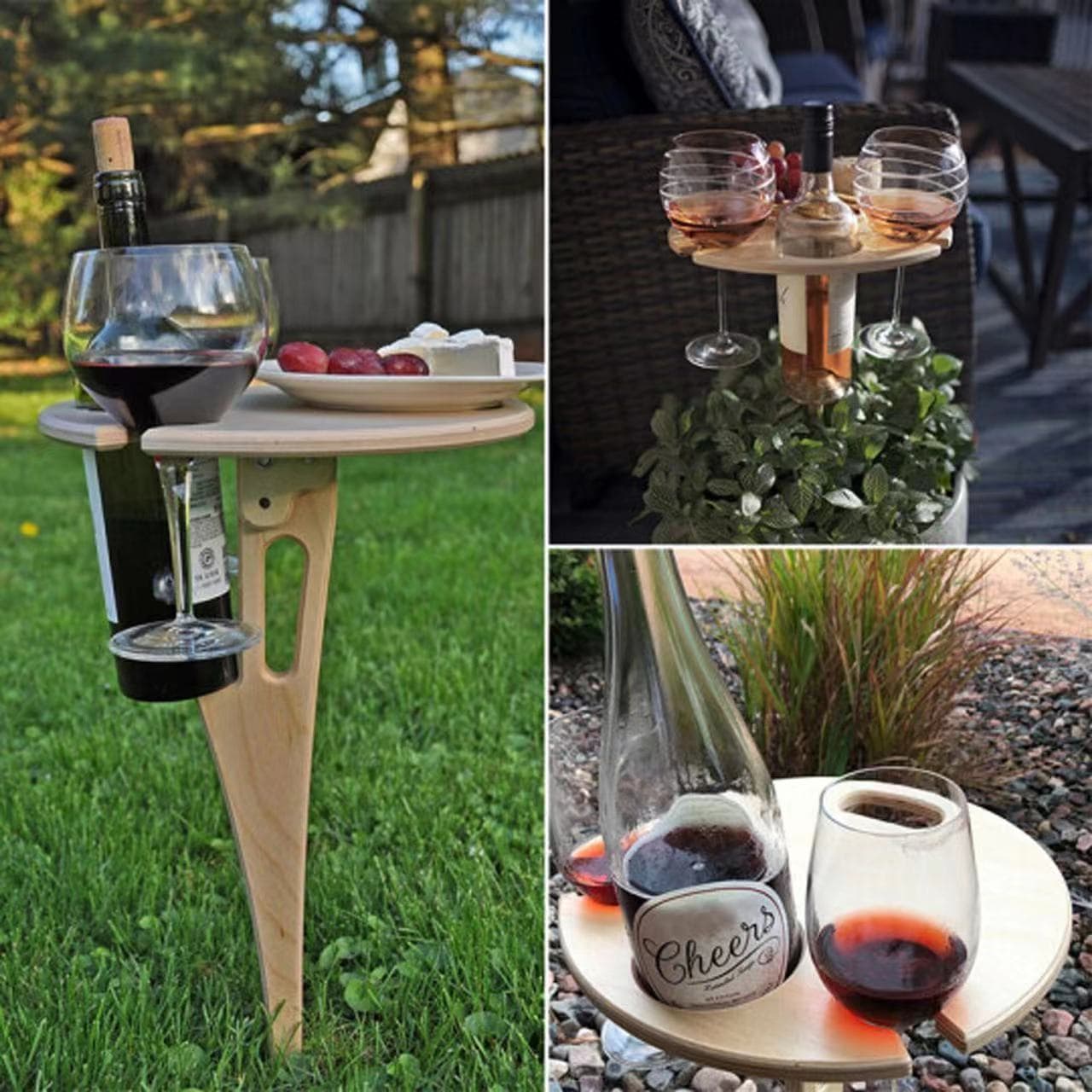 Outdoor Wine Table – Glass Rack thumbnail 7