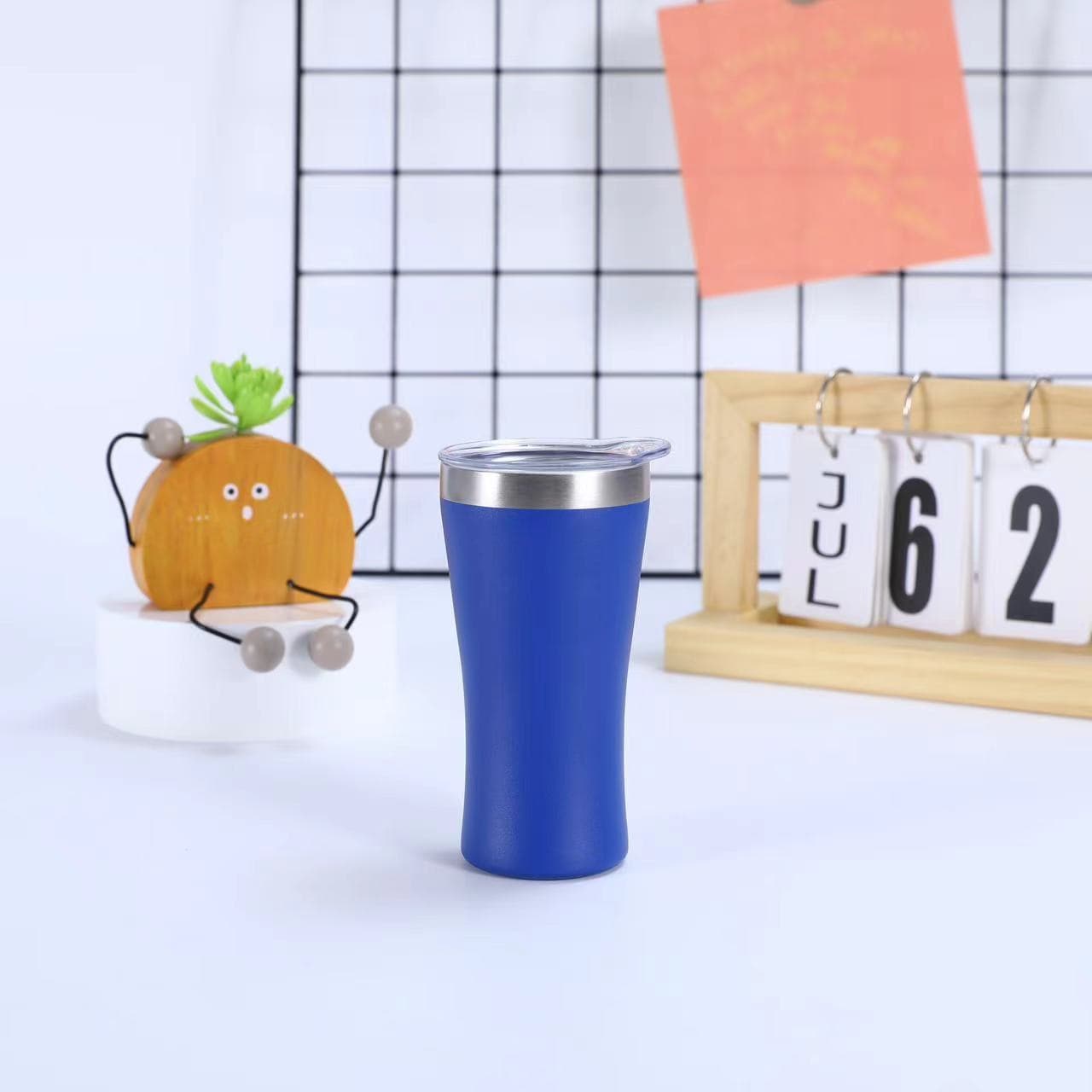 Custom Insulated Stainless Steel Beer Tumbler 6 oz. with Lid