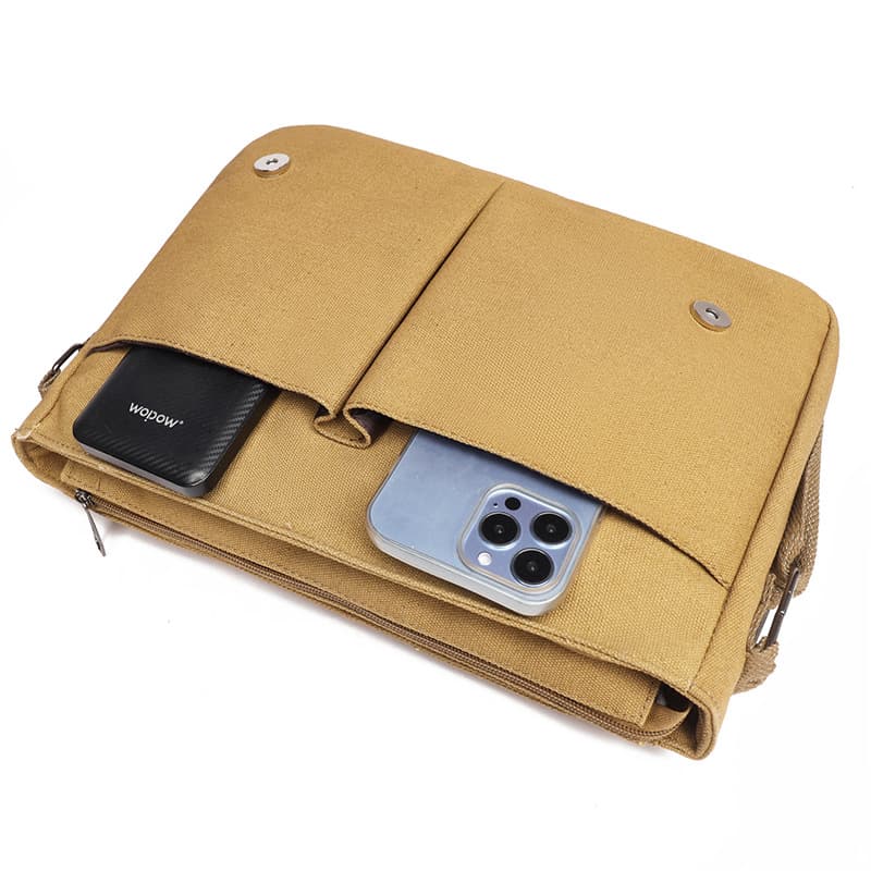 Vintage Canvas Satchel Messenger Bag