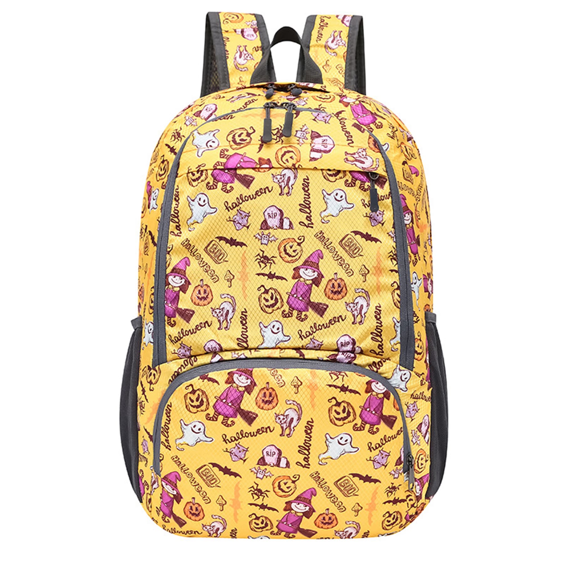 MOQ 50 PCS Full Color Packable Backpack For Travel School thumbnail 10