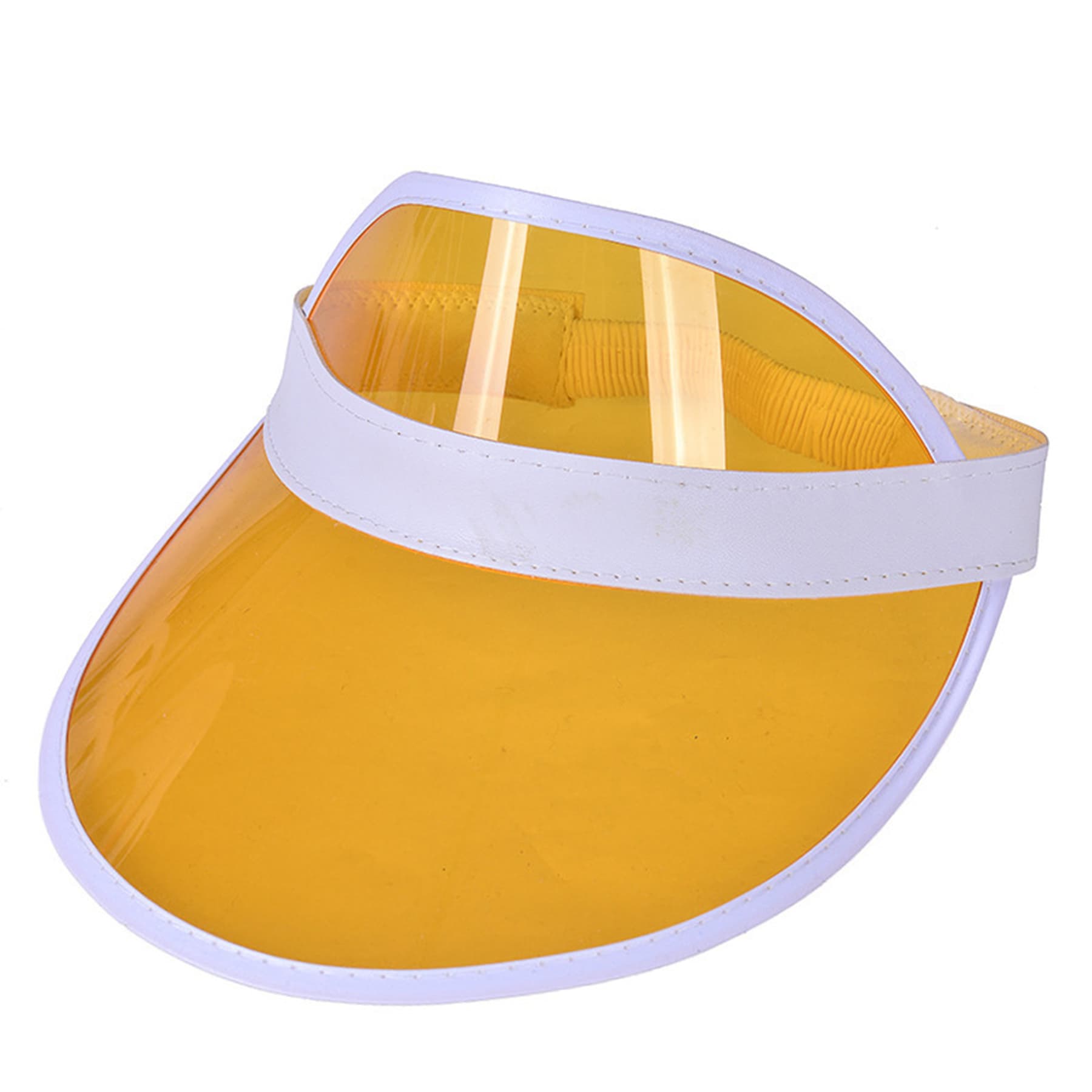 Rainbow Pvc Transparent Sun Visor Hat thumbnail 9