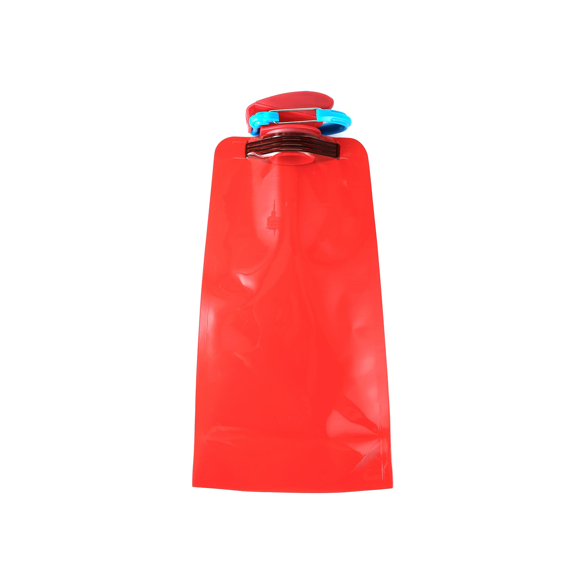 Flip Top Foldable Water Bottle With Carabiner thumbnail 2