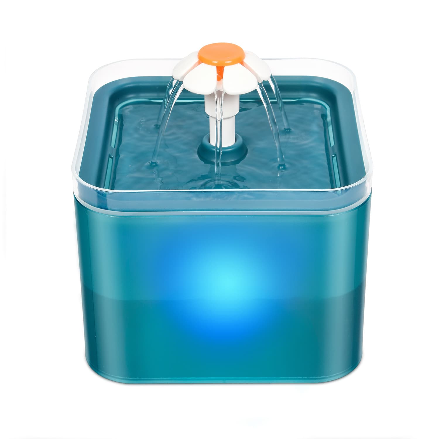 2.4L Automatic Led Light Pet Water Fountain With 4 Flow thumbnail 4