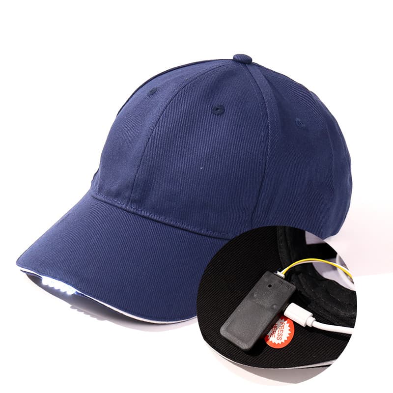 Baseball Cap With LED Light thumbnail 3