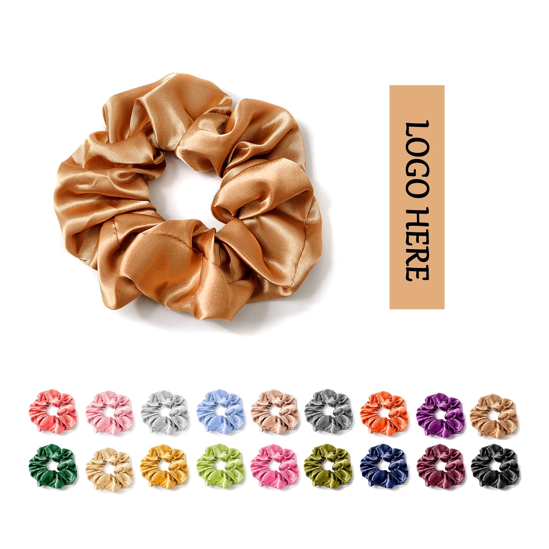 Full Color Scrunchie Hair Tie
