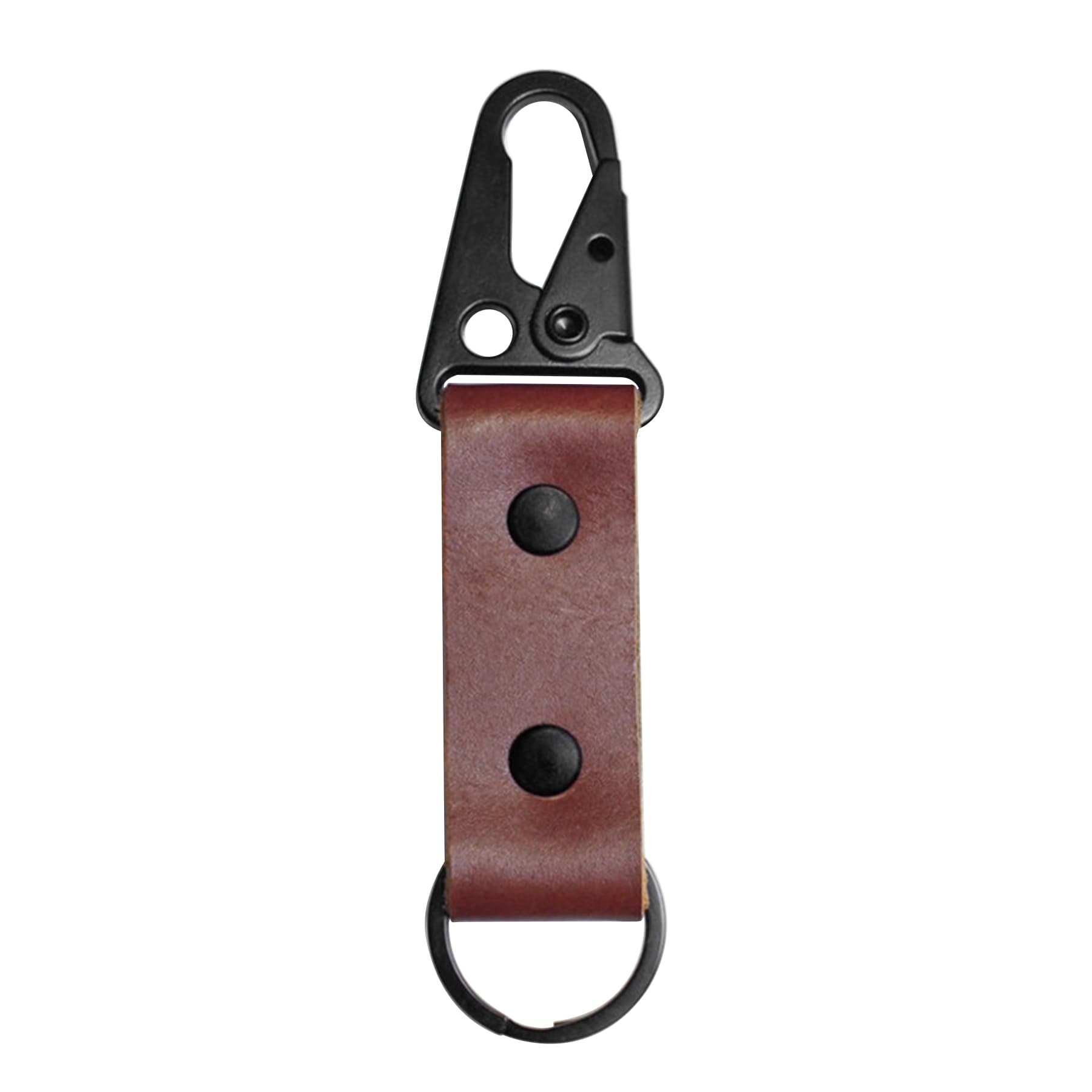 Leather Carabiner Zinc Alloy Key Holder thumbnail 3