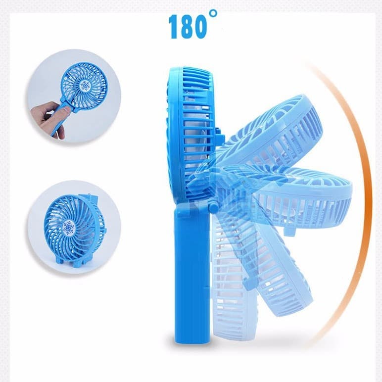 Foldable Small Fan with LED Light thumbnail 4