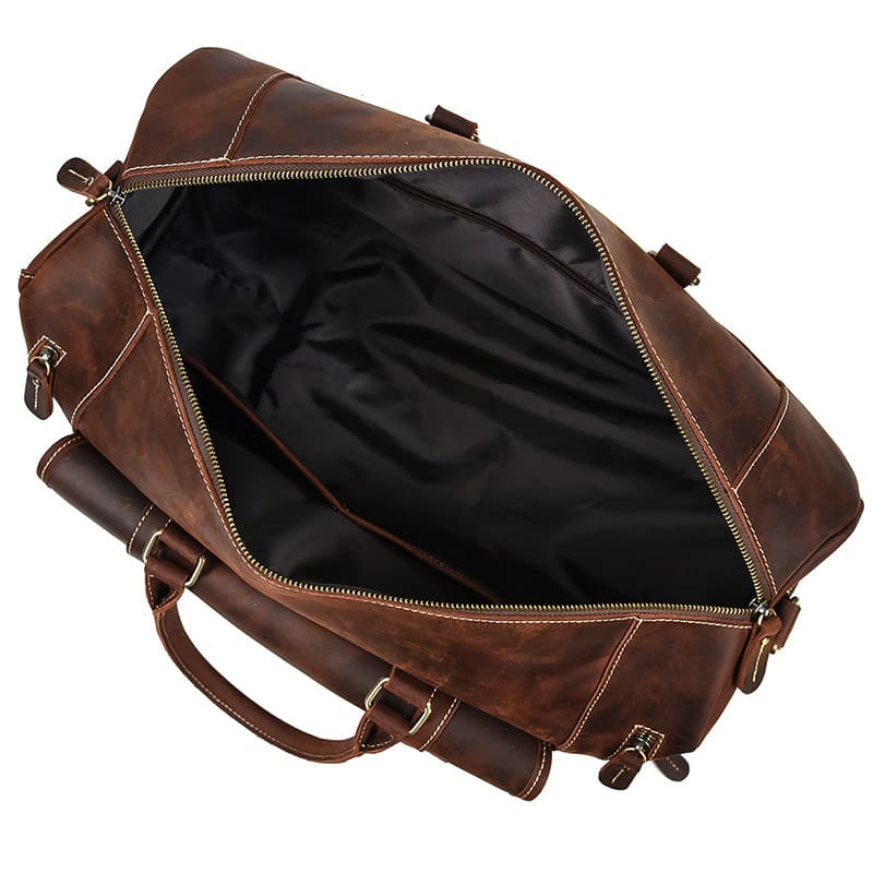 Large Leather Duffle Bag