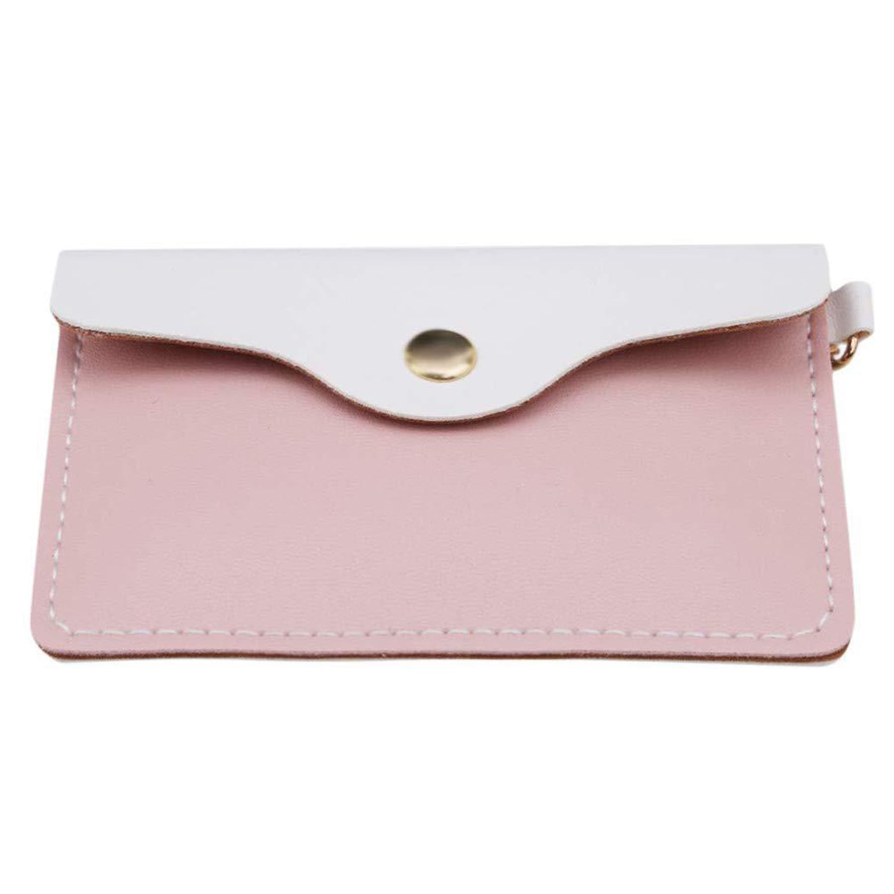 Leather Mini Coin Purse W/Press Button And Key Ring thumbnail 8