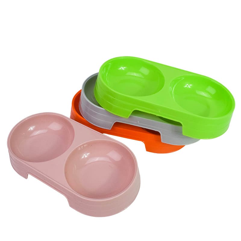 Double Plastics Pet Bowl
