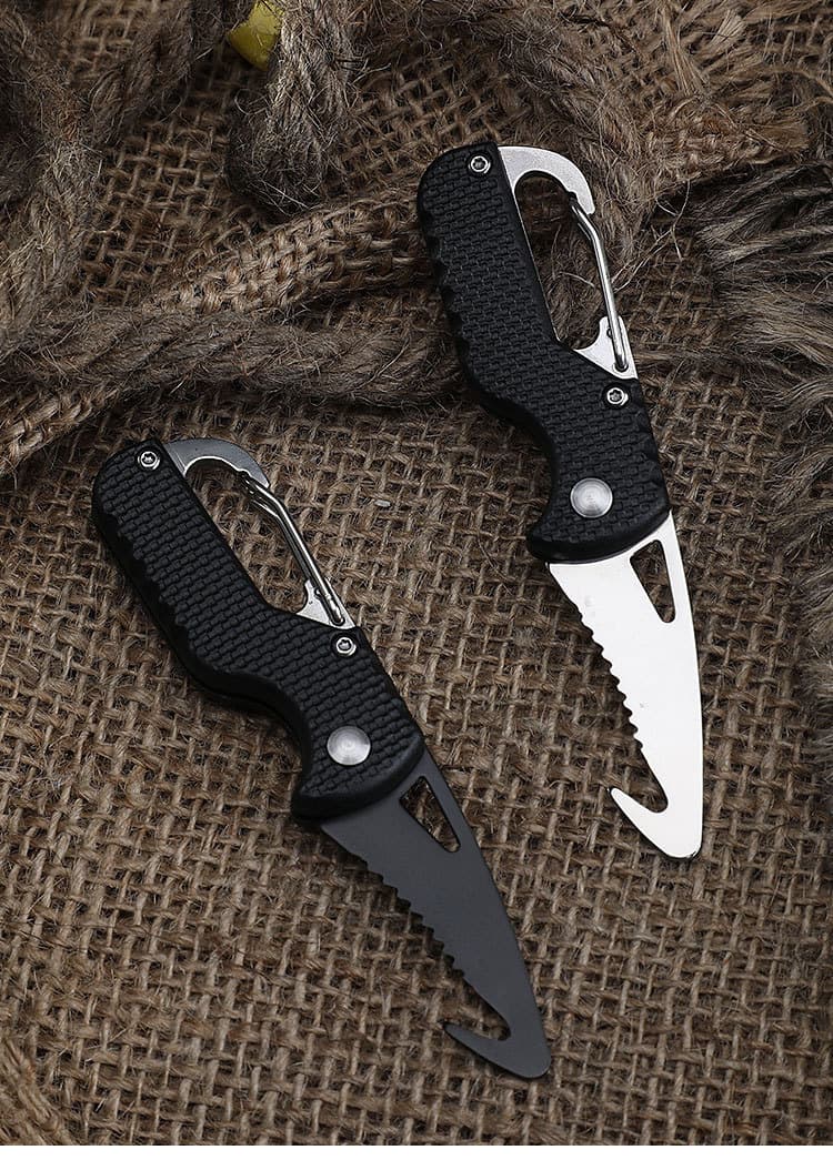 Safety And Useful Compact Mini Folding Keychain Knife thumbnail 2